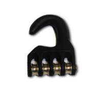 Unifiber Pulley-Hook Alu 4 rollers