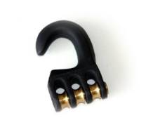 Unifiber Pulley-Hook Alu 3 rollers